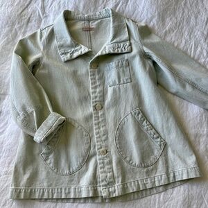 jesse kamm deck jacket in pale blue